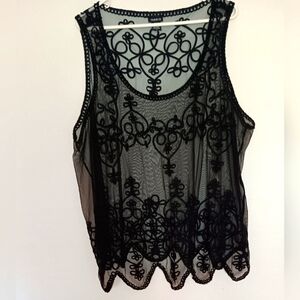 Torrid lace sleeveless top